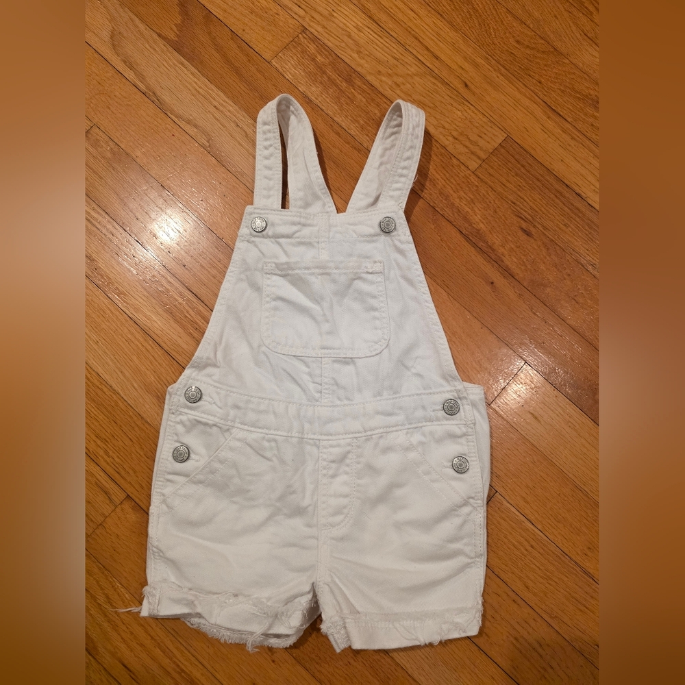 Gap Denim White Shortalls